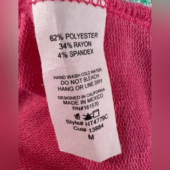 Haptics Colorful Floral Patchwork Women's Top Size Medium - Picture 8 of 9